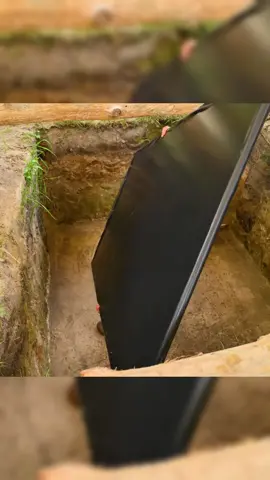 PART 1 - Built a Large Concrete Basement For Food Storage #bushcraft #build #camp #camping #survival #shelter #wildlife #Outdoors #outdoor #viral #foryou