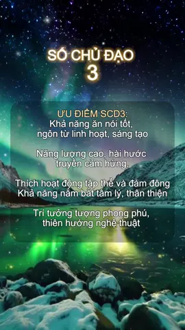 Số chủ đạo 3 #thansohoc #thansohocungdung #lifecoach #scd #sochudao #chisoduongdoi  #namtrungtsh #LearnOnTikTok #nhansohoc