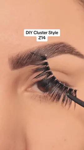 Z14~DIY cluster styles, Apply DIY Looks and can also be customized your own lash styles; clear Band lashes to apply easily and feel 0 burden after wear #diylash#clusterlashes#farredlash#eyelashes#fakelashes#clearbandlashes#amazon#flarelashes#diycluster# 