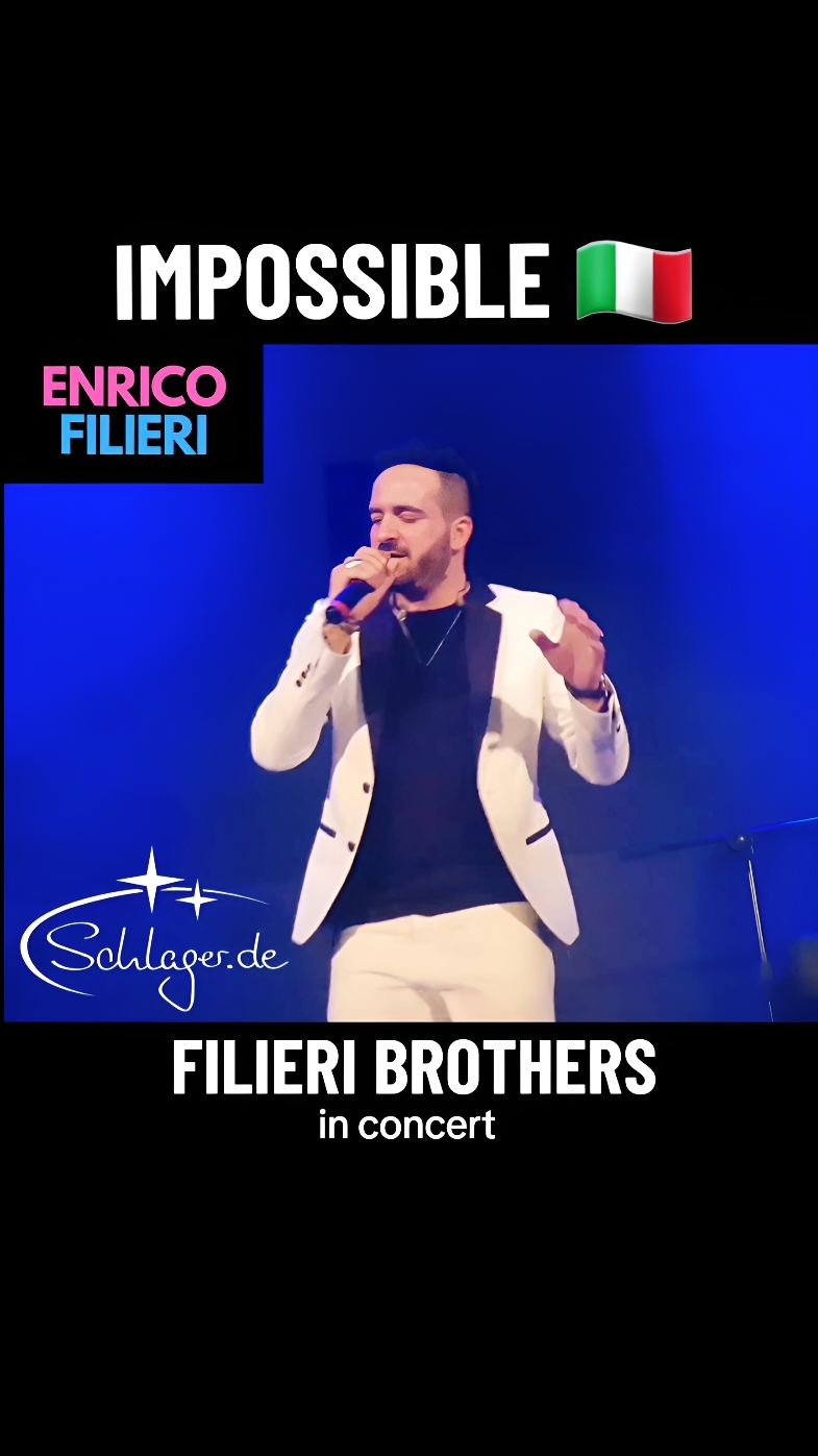 IMPOSSIBLE 🇮🇹♥️ #impossible #italiano #concert #enricofilieri #fyp #viral #live 