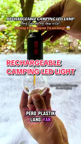 Magandang ilaw pang camping or ilaw pang magdamagan ba ang hanap mo? Ito try mo! Quality din ito lalo na yung ilaw nya! #ledlight #campinglight #portablelight #rechargeableledlight #campinglamp #bedsidelamp #ledlamp #affordablelamp #trendingledlights #aestheticledlights 