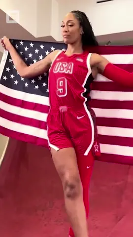 Not your #basic, average #team 🤩 The U.S. women’s #basketball team’s quest for an eighth straight #GOLD begins today🥇#olympics #TeamUSA 