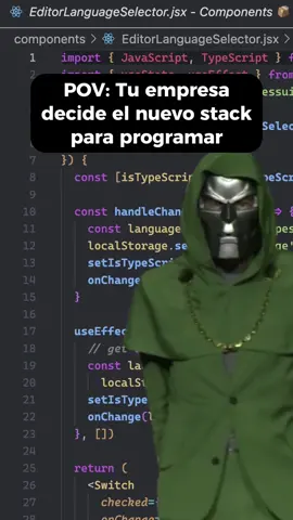 ¿Te alegrarías o no que fuese React? ¿Cuál elegirías tú? #programadores #programador