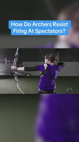 How Do Archers Resist Firing Arrows At Everyone In The Spectator Gallery? #olympics #2024olympics #parisolympics #archery 