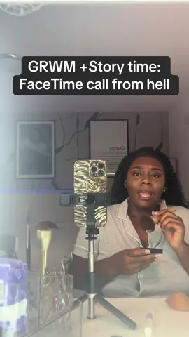 Get Ready With Me: FaceTime Call from Hell #locs #protectivestyles #grwm #grwmroutine #grwmmakeup #blackgirl #blackgirlluxury #foryoupage 