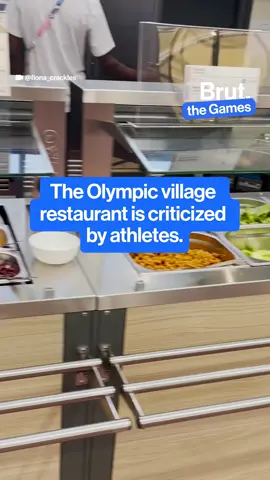 This #Olympics village restaurant is being criticized by athletes...