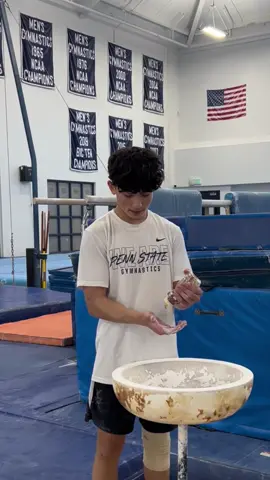 did you know gymnasts use honey? 🍯 #gymnastics #olympics #mensgymnastics 