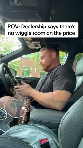 If they won’t negotiate on price, we shouldn’t be shopping there! #carbuyingtips #carbuyingadvice #carbuyingsecrets #dealership #carbuyinghacks #nohaggle #noway 