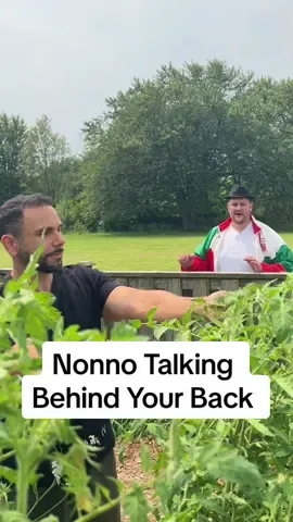 Why do Nonni have two versions of every story? 🤷🏻‍♂️ @Marc Anthony  #funny #comedy #funnyvideos #garden #italian #humor 
