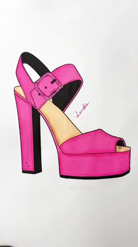 Pink sandal 👡💖 #coloring #colorindo #satisfatorio #satisfying #art #coloringbook #asmr #satisfyingvideos #sandal #shoes #pink 