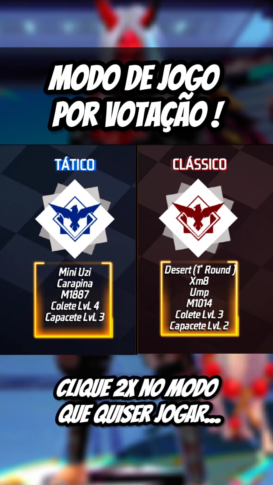 Atualização 2x2 de cria! #freefire #2v2 #atualização #schmitz #fy 