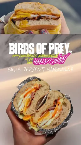 Harley Quinn’s Perfect Egg Sandwich from Bird’s of Prey🥪 Gooey egg & cheese roll with hot sauce🧀 What should I make next? #harleyquinn #birdsofprey #movie #foodporn #recreation #cooking #Recipe #EasyRecipes #Foodie 
