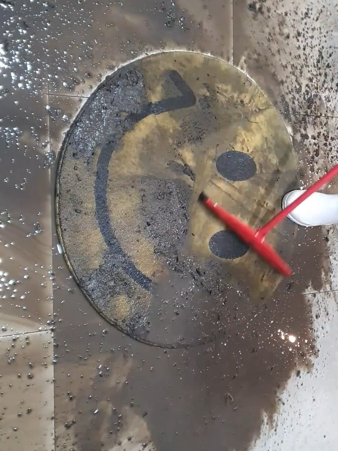 Cleaning Dirt From SMILE Carpet #cleaning #cleaningtiktok #ASMR