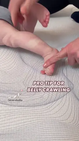 If your baby is attempting to crawl backward and ends up under the sofa instead of moving forward, try this technique to support the next motor milestone - belly crawling. Place your baby’s toe (the inner side of your baby’s foot) on the floor and wait for active movement. In my experience, this is the fastest way to teach a baby how to move forward. This works better with bare feet because your baby gains a sensory advantage when feeling the floor beneath them. If one leg appears weaker than the other, focus more on exercising that leg to prevent asymmetrical belly crawling. Enjoy practicing belly crawling! For a discount on my evidence-based motor development and sensory integration courses, use the checkout code: STRONG20 With love, Maria ♥️ . . . . #Babypt #paediatricpt #paediatricot #strongbaby #babyexercises #babyhack #newborn #babyexercise #nappychange #sensoryintegration #momhack #babyplay #motordevelopment #montessoriparenting #montessori #flathead #babytips #babydevelopment