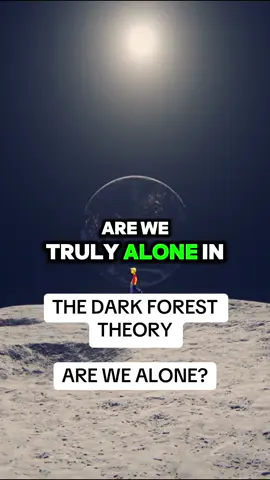 The dark forest theory explained. Are we alone in the universe? #alien #theory #darkforest #sciencetok 