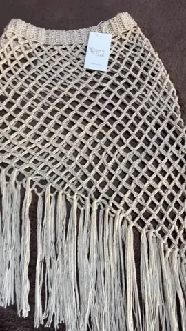 Saia brisa😻😻 Confeccionada no fio 100% algodão premium, cor personalizável😍 #crochet #anitta #saidadepraia #saia #handmade #handwashchallenge #franja #croche 