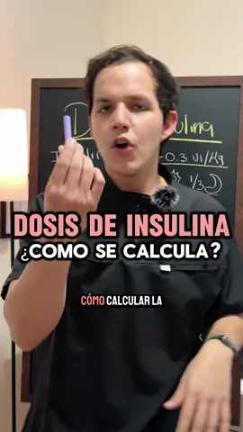 Calculo dosis de insulina #cienciaentiktok #AprendeEnTikTok 
