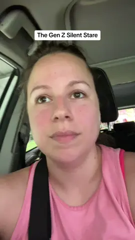 Gen Z and their silent stare is confusing my Millennial brain #genz #millennial 