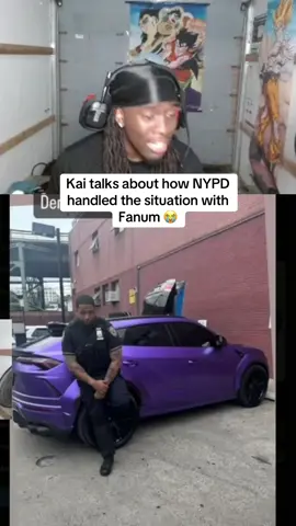 Posting up with fanum car is crazy 😭 #kaicenat #fanum #fyp #viral 