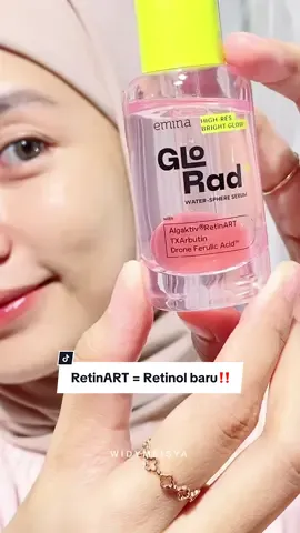 Pake retinol pagi sama siang juga ✅ @Emina Store keren banget doooong bikin RetinART! RetinART itu retinol generasi terbaru, klaimnya paling aman dan gak bikin iritasi 👏🏻✨ #SerumRetinol #GlowGuaranteed #widymeisya #rekomenwidsky #racunwidmey #skincarewidy #emina #eminawidy #retinolserum #retinart #antiagingserum #brighteningserum #eminaglorad #eminaserum 