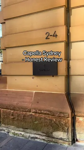 10/10 recommend!  Its the small details that really top off your hotel experience.  #capella #capellasydney #honestreview #luxuryhotel #sydney 