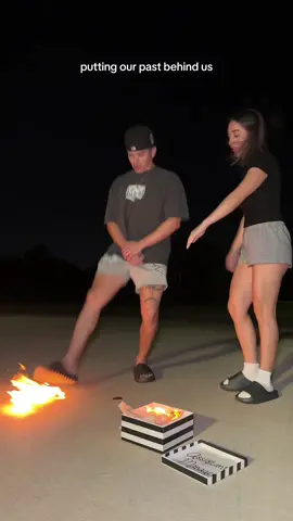 destroying the memory box before it destroys us 😭 #fire #newme 