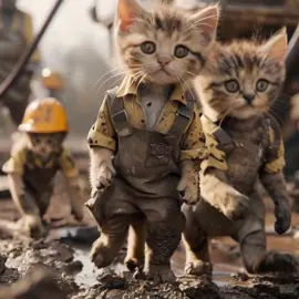 AILifeReels:Gratitude and respect for the hardworking kitten workforce #Cat #Animal #ViralVideo #GenerativeAI