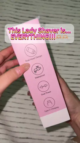 This lady shaver is EVERYTHING !!!🤩🤩💗💗#razor #shave #electricshaver #electricrazor #trimmer #bodycare #skinless #ladyshaver #tiktokshopbacktoschool #bodybuilding #hairless #razorforwomen #shaver 