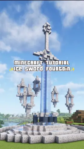 Cara membuat Air Mancur di Minecraft #Minecraft #minecraftbuilding #minecrafttutorial #danielirz #xyzbca #fyp