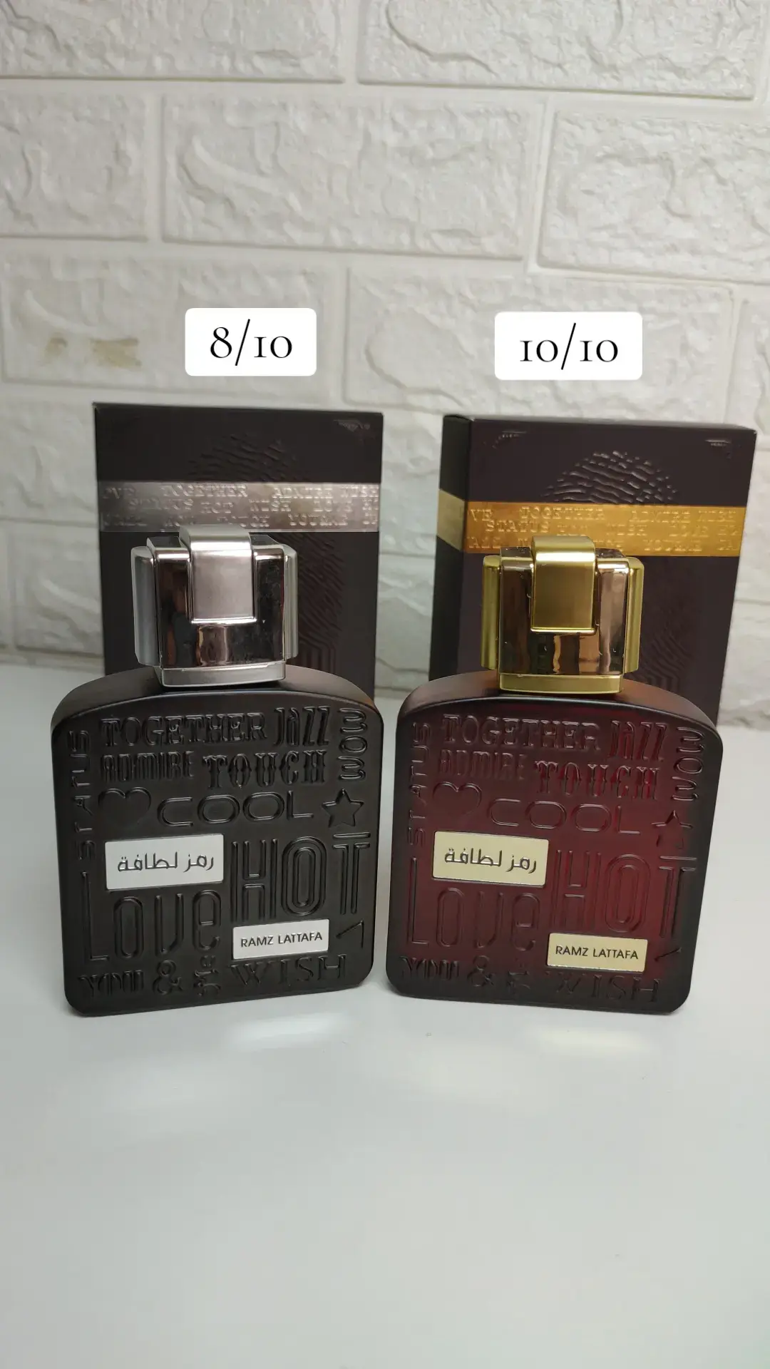 The Ramz Lattafa collection for Him and for Her. Ramz Silver Lattafa is a good one, good projection and lasts roughly 7 to 8 hours on skin and over 24 hours on clothes. It has a spicy/peppery element to it that just does not do it for me. Anything too spicy makes my nose uncomfortable 🙃 It is for Men.  Ramz Gold Lattafa is for women. This is a good strong and mature fragrance for women. Suitable for the office  and night intimate gatherings. Again projection is good as expected, performing the same as the Silver sibling. It's Fruity, Citrus and jam packed with warm notes like Oud, Amber and Musk! 🥵 BOMB!!!!  Would you try the two? Get them for you and your partner and see how you like them.  #scentsofdubai #perfumetiktok #dubaiperfumesouthafrica #perfumesforwomen #arabperfumesforwomen #dubaiperfumesforwomen #lattafaperfumes #ramzsilver #ramzgold #ramzsilverlattafa #ramzgoldlattafa #perfumereview #giftforgirlfriend #giftideas #giftforhim #mensgiftidea #SmallBusiness 