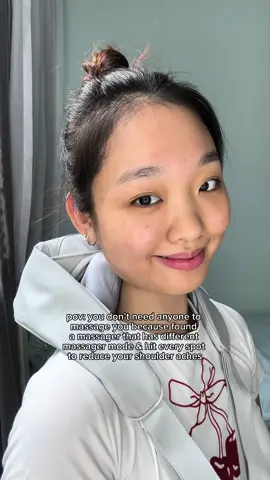 pov: you don’t need anyone to massage you because found a massager that has different massager mode & hit every spot to reduce your shoulder aches #massage #shoulder #massager 