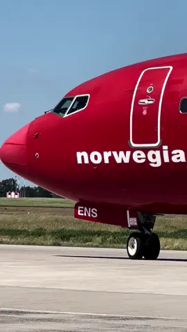 Norwegian Airlines in Berlin Airport ✈️  #norwegian #airline #berlin #airport  #boeing #737 #norway #red #white #taxi #airportlife #ramp #airportworker #airplane #Summer #sky #aviation #tiktok #vira #foryou 
