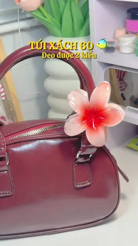 Túi xách xinh iu màu đỏ hot trend #viral #betixiuriviu #muataitiktok #review #tuixach 