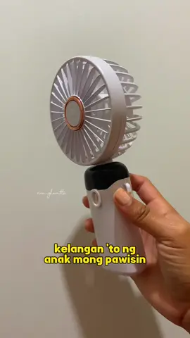 Kung ang anak mo ay pawisin nako mii need nya to lalo na sa school para maging komportable sya makinig kay teacher at hindi naiinitan #portablefan #minifan #trendingminifan #minifanchargeable #trendingfan  