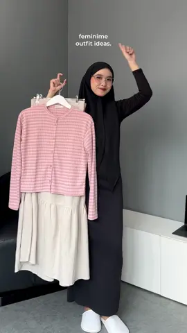 lucuuuk kann mana harganya semua dibawah 100rb! rok & atasan LlNK Bl0.309a [@DAVELLINE] #fyp #sweater #outfitideas #ootdhijab 