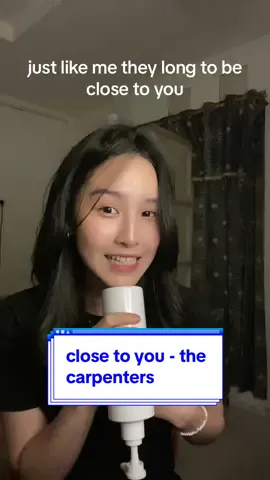 close to you - the carpenters🎧🩵 #closetoyou #thecarpenters #cover #coversong #fyp #music #foryou 