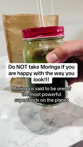 Do not take Moringa if you are happy with the way you look 👀 #moringa #moringapowder #moringabenefits #moringaoleifera #bloating #womenshealth #barbaraoneill #superfood #nutrition #health 