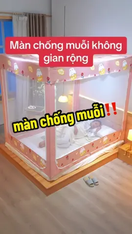 Màn chống muỗi nâng cấp, rất rộng rãi, phù hợp cho gia đình ba người✌️ #manchongmuoi #manchuptubung #mung #chốngmuỗi 