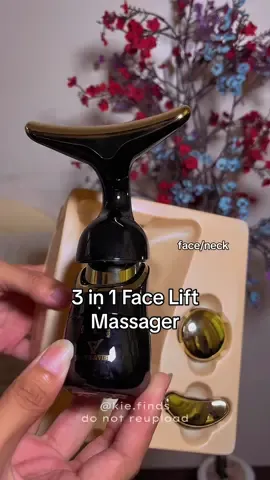 3 in 1 Face Lift Massager ✨ This can help firm and lift your face 🤍 #facemassage #facemassager #faceliftingmassage #facelift #fypシ #foryou 