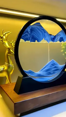 #tiktok #tranh cát lún#Đồ trang trí ba chiều 3D#Tranh đồng hồ cát#đồ trang trí trang trí#đồ trang trí bàn làm việc