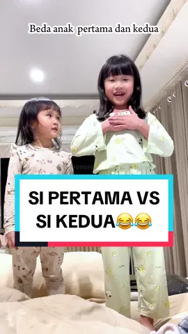 Anak kedua apa gini semua moms? 🤣 coba komen🙌🏻 #rensiasanvira #anakpertamakedua #siblingscheck 