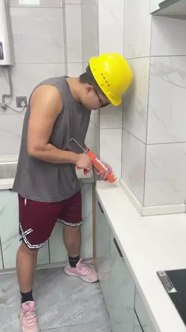 Bagyo waterproof🌪️ Plastic sealant use all around roof o gap #sealant #glue #2024 #fyp #allaround #waterprooftape #cement #typhoon 