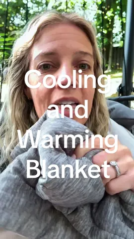 I would bave grabbed this cooling blanket sooner had I know one side was for cooling and the other side for warming!! 🧊 🔥 #coolingblanket #coolingblankets #hotsleeper #hotsleeperhack #sleeptok #blanket #sleephack 