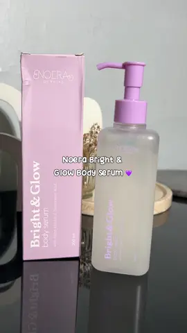 kemaren coba yang hijau sekarang yang ungu💜💚 #brightandglowbodyserum 