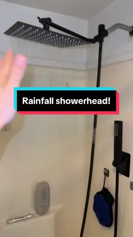 I have always wanted a rainfall shower! #tiktokshopbacktoschool #rainfallshower #shower 