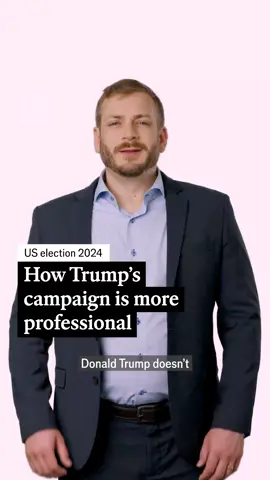 In 2016, Donald Trump headed possibly the most chaotic presidential campaign of modern times. After nearly a decade in the political spotlight, he has learned a few things. Our Washington correspondent, Adam O'Neal, examines the new professionalism of Trump's 2024 campaign. #US #kamalaharris #trump #america #uselection