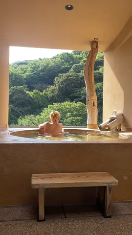 sometimes a girl just need to spend time in an open-air hot spring This one was in Hakone Suimeisou ♨️ #tokyolife #lifeinjapan #japanlife #hakone #hotsprings #onsen 