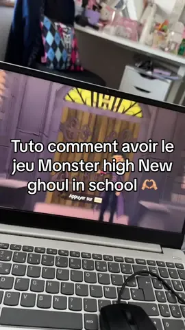 Réponse à @4ndreas  Jespere vous avoir aidés !!💋 If you want the tuto in english tell me i can do it 🤍 (noubliez pas de vous abonnez tsais la gratteuse😻)  #tuto #monsterhigh #monsterhighnewghoulinschool #game #pc #ds #jeux 