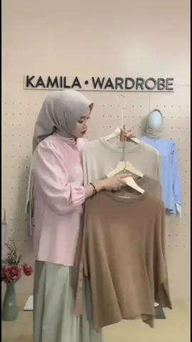 Kamila - SAFFA KNIT || Basic Knit Batwing Tangan Kancing Fit To LD 130cm #shopmaster #batwing 