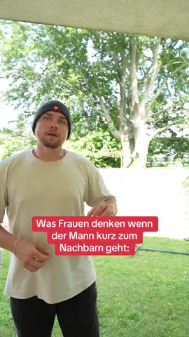 Was Frauen denken wenn der Mann kurz zum Nachbarn geht vs wie es tatsächlich ist 😂 #nikolaj #dorfleben #nachbarn #kurzerbesuch 